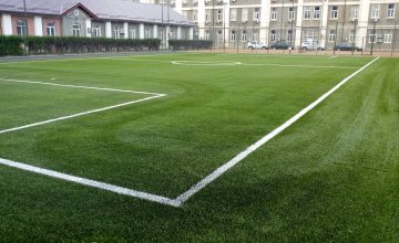 Artificial soccer field