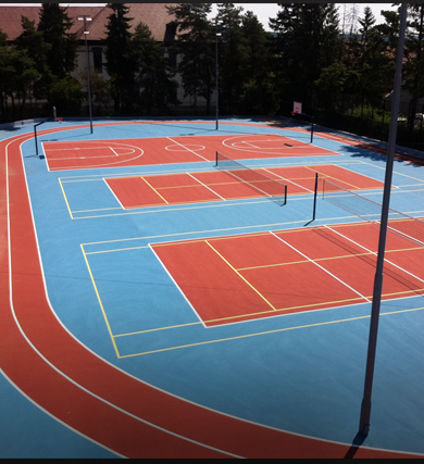 Cut Basket Northwest Teren de tenis suprafață dură, proiectare și amenajateAtlasSport