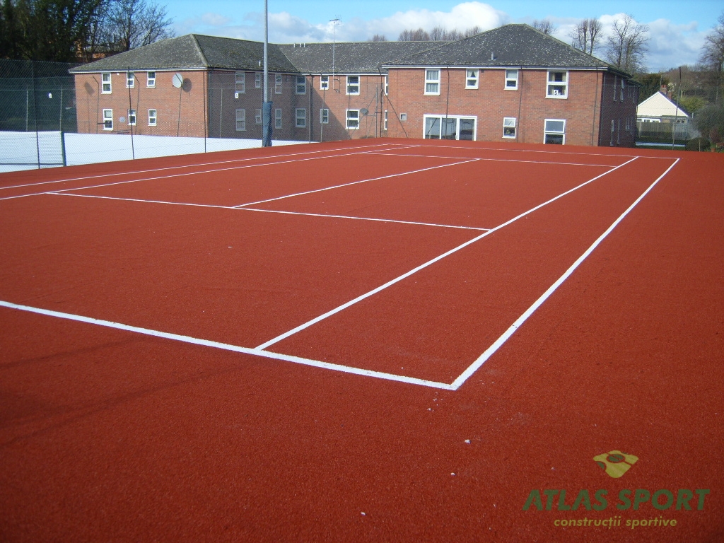 4 completed artificial clay court 3