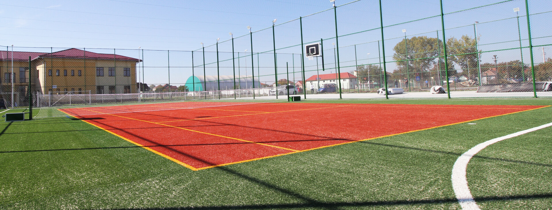 Construcție teren de sport multifuncțional în Dumbrăvița, Timiș 1 IMG 9637