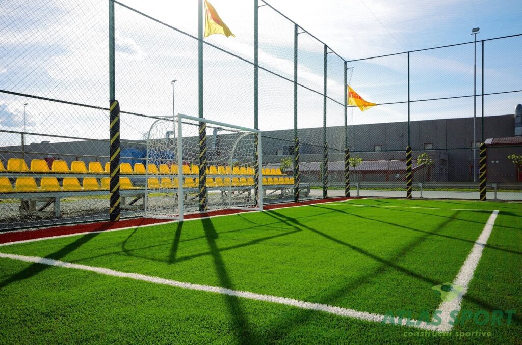 Avantajul sportiv al terenului de sport cu gazon sintetic 3 Marcaje teren de fotbal sintetic