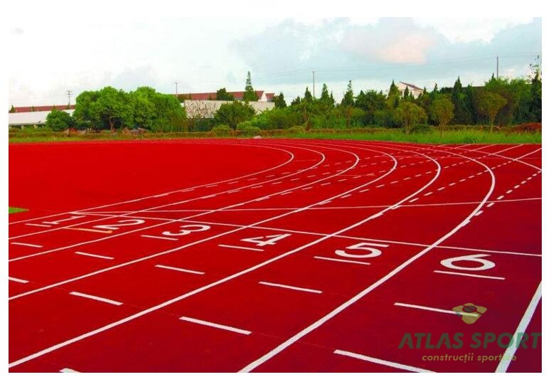 Synthetic Outdoor Rubber Athletic Running Track Material