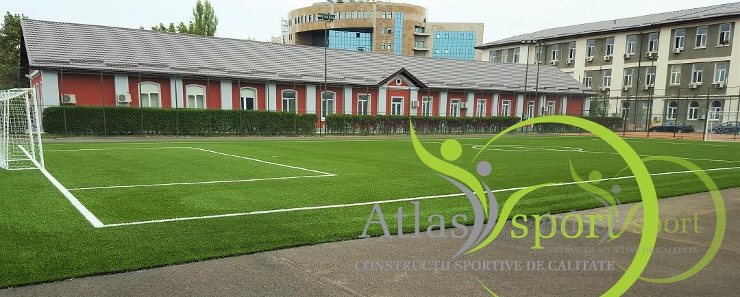 Teren de fotbal sintetic si dotari la sediul M.A.I Bucuresti