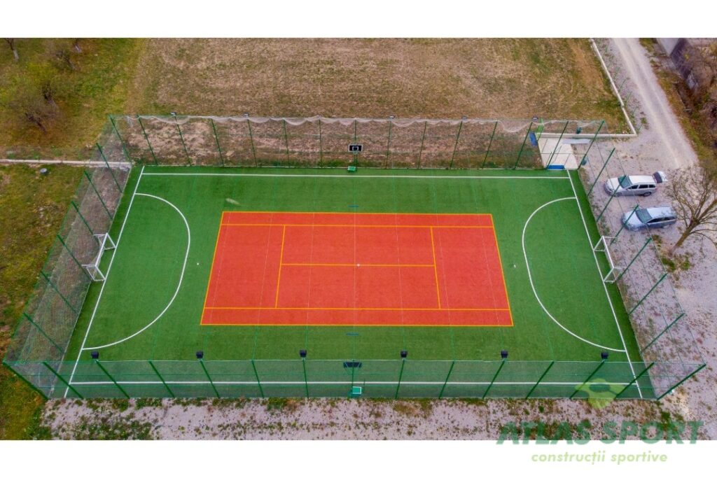 Teren multisport - vedere din dronă