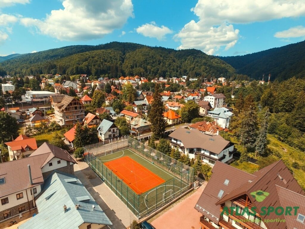 fotografie panoramica teren de sport multifunctional