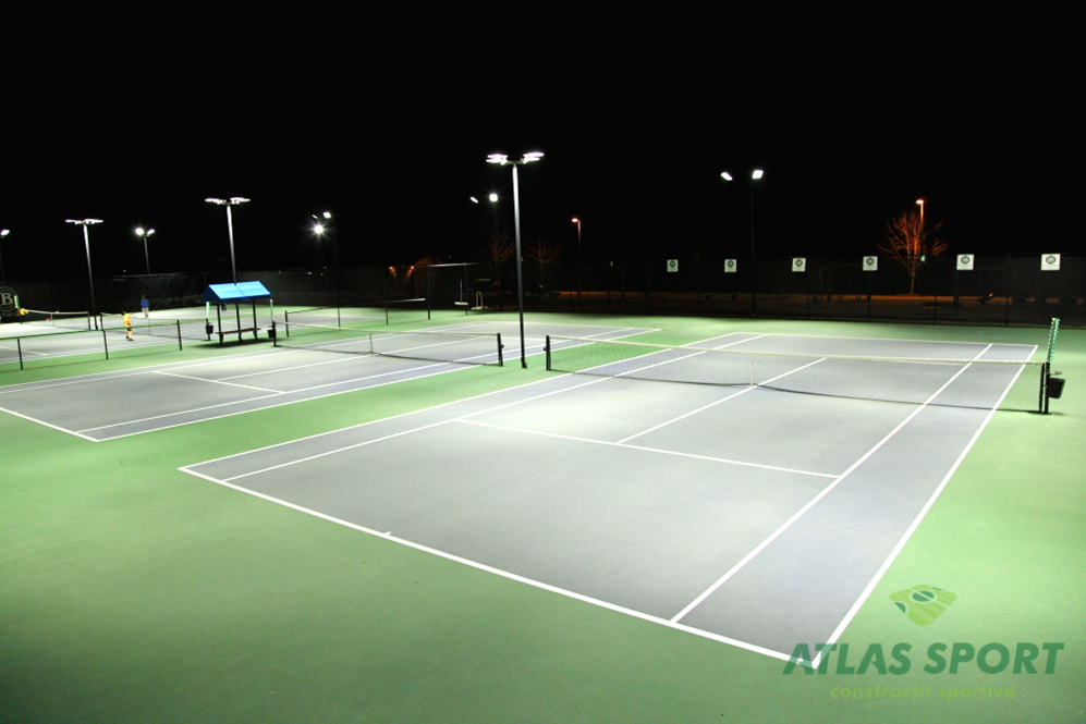 led tennis court