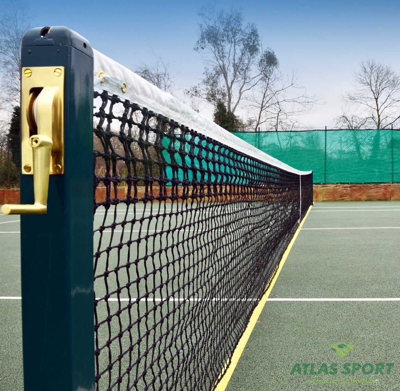 tennis posts and net